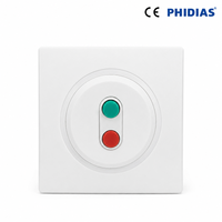 MOQ 500pcs Saklar Dinding Dismatic 20A 250V Perlindungan Beban Berlebih Ramah Lingkungan Rumah Kantor Afrika 16A Garansi 2 Tahun