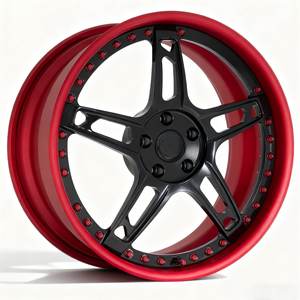 Cerchi in Lega Forgiati Bku <span class=keywords><strong>2</strong></span> Pezzi 6x139.7 per Cadillac Escalade V Cybertruck Tahoe Hummer Ev Personalizzati Neri 24 Pollici a Profilo Ribassato - Product Image 4