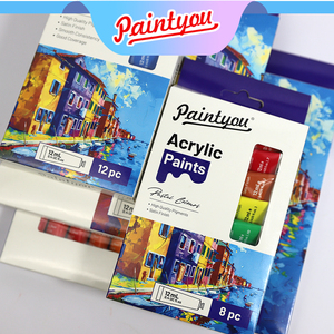 Ensemble <span class=keywords><strong>aquarelle</strong></span> en vrac 12 couleurs Tubes de 6ml Fournitures d'art de grande capacité Kit de peinture extérieure professionnelle - Product Image 4