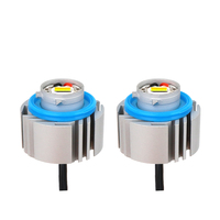 Lampe antibrouillard LED L12 bicolore L1B DC9-18V, haute performance, 17W, système d'éclairage automobile, lampe antibrouillard LED LW5B