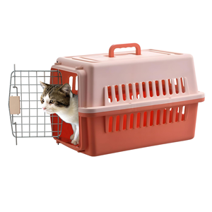 Vente en gros de nouveaux modèles de boîtes de transport pour animaux de compagnie, cage de transport pour chat et chien, multifonctionnelle, portable, pour voiture - Product Image 1