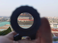 Tactical Prism Scope G33 Magnifier Sight Switch Side Mount Quick Release Mount Aluminum Housing 3X Magnification 20mm/21mm Fit