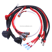 Kabel Adaptor RCD Custom USB-C Dual untuk Multi-Monitor, Konduktor Inti Tembaga, MST DisplayPort Alt Mode, Perpanjangan Laptop