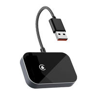 Nouveautés d'usine OEM : Adaptateur sans fil CarPlay en aluminium, Boîtier intelligent Android Auto, Dongle Wi-Fi Apple Mini, 1 an