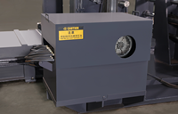 Scie à ruban horizontale semi-automatique pour la découpe de profilés métalliques en acier
