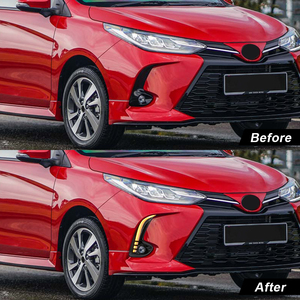 ไฟหน้ารถ LED เดย์ไลท์ DRL อุปกรณ์เสริมสำหรับรถยนต์ <span class=keywords><strong>Toyota</strong></span> Yaris <span class=keywords><strong>Vios</strong></span> 2020 2021 <span class=keywords><strong>2022</strong></span>เวลากลางวัน - Product Image 4