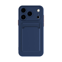 Étui de téléphone portable antichoc en TPU souple avec porte-cartes intégré pour iPhone 18 17 16 15 14 13 12 Pro Max – Populaire