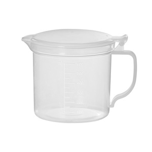 Baby <b>Bottle</b> Transparent <b>Plastic</b> <b>Milk</b> Cup 1000Ml Bpa Free With Handle Graduated Scale Flip Top Microwave Safe - Product Image 5