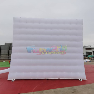 Carpa inflable tipo domo, de calidad comercial, para fiestas al aire libre, en forma de cubo blanco, en venta. - Product Image 5