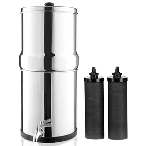 Water Filter New Model Portable Outdoor Camping 304 Stainless Steel Countertop System Gravity-fed Water Purifier Filter