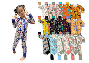 Collezione di Pigiami per Bambini in Bambù, Set da Notte in 2 Pezzi, Produzione Diretta ODM, Vendita all'Ingrosso, Spedizione Rapida, Qualità Premium - Product Image 2