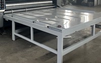 Nouvelle machine à rainurer semi-automatique d'impression de carton Maowei et boîte faisant la machine