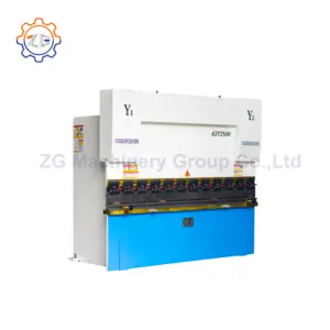 Freno de prensa hidráulica CNC de Control adaptativo ZG 5000/500 adecuado para varias formas metálicas complejas Bender 5000 T mm