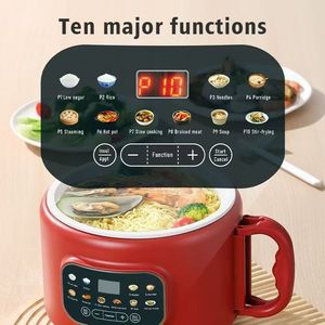 Casserole électrique multifonction 3L, contrôle numérique, fonctionnement à une touche, cuiseur vapeur, cuiseur à riz avec minuterie pour une utilisation domestique en cuisine - Product Image 4
