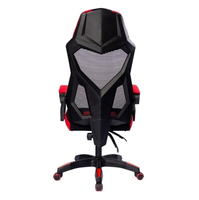 Chaise ergonomique en maille à prix d'usine, confortable, avec accoudoirs articulés, dossier haut, pivotante à 360°, durable, inclinable avec repose-pieds pour adultes