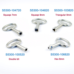 Fechadura de Came S5300 em Liga de Zinco com Chave de Quartzo, Chave de Came Dupla, Chave Quadrada, Chave Triangular, Chave Hexagonal de 8mm - Product Image 6