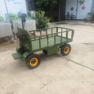 Storage Electric Platform <strong>Trolley</strong> Flatbed <strong>4</strong> <strong>Wheel</strong> Truck Electric Camping <strong>Trolley</strong> - Product Image 1