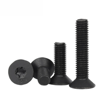 Offre Spéciale Vis à tête fraisée Torx noire en acier, grade 10.9 GB 2673, pour M3 M4 M5 M6 M8 M10 - Mesure métrique