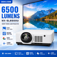 Projecteur laser OEM ODM 6500 lumens WUXGA 3LCD 0.44:1 à courte focale pour installation commerciale