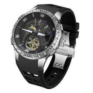 <span class=keywords><strong>Montre</strong></span> mécanique automatique HANBORO Black Panther, style super-héros, <span class=keywords><strong>montre</strong></span> de sport pour homme, style creux - Product Image 5