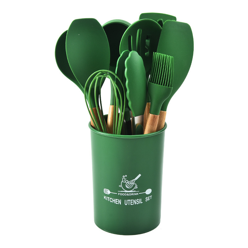Dark green 12-piece set-1050g