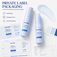 Stick repulpant GHK-Cu pour le soin du visage, emballage personnalisé, marque privée, OEM, baume cosmétique au peptide de cuivre