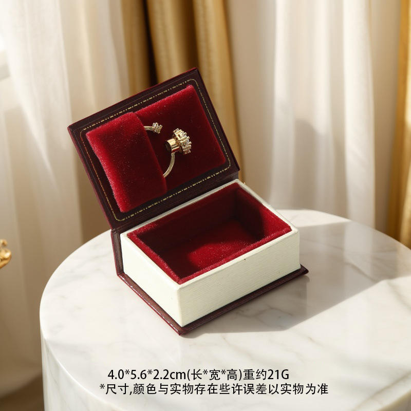 Red mini ring box