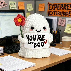 Bestseller Transfrontaliero, Top Seller di Amazon, Bambola Fantasma di Halloween Personalizzata Lavorata all'Uncinetto in Lana per Età 7-14, Confezionata in Rete - Product Image 2