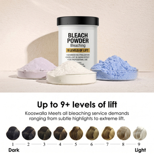 Poudre décolorante pour cheveux à marque privée, 9 niveaux de décoloration, sans poussière, pour salon, pour cheveux blonds - Product Image 4