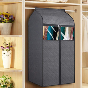 New Arrival 3D Men Suit Storage Bags <strong>Closet</strong> Storage Container <strong>Big</strong> Capacity Hanging Suit Garment Dust Covers - Product Image 6