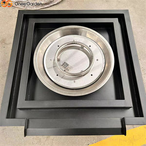 2026 Best-Selling Corten Steel <b>Gas</b> <b>Fire</b> Water Feature <b>Pit</b>-Black Custom Size Outdoor Pool <b>Fire</b> Bowl with Poker Eco-Friendly - Product Image 1