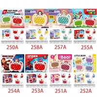Poussoir rapide s'allume Console de jeu à bulles portable jouet Pop Fidget électronique pousser pousser doigt jeu éducatif