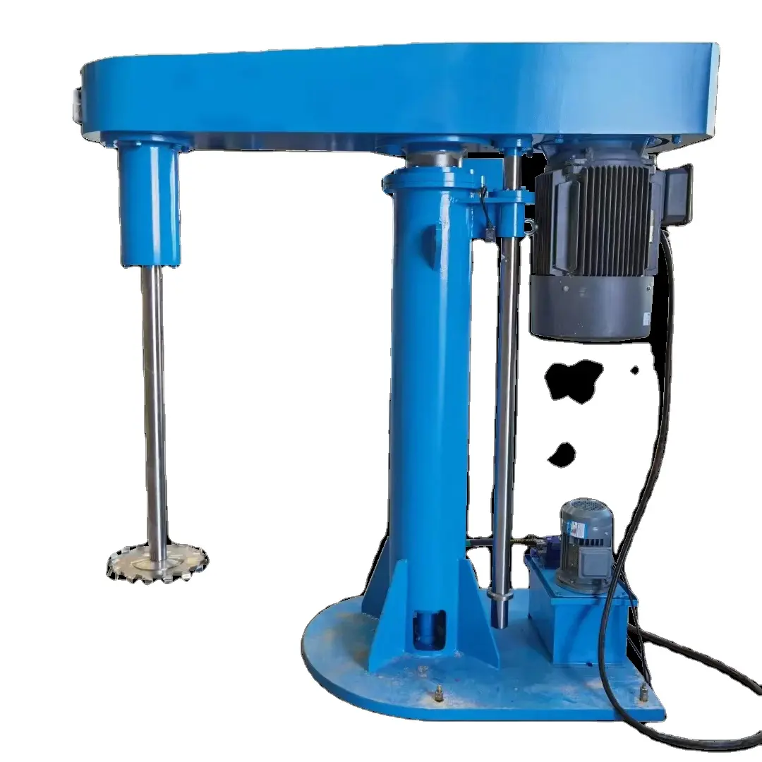 Alkyd resin enamel hydraulic lift high speed dispersion mixer equipment manufacturer