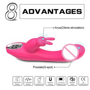 Guter Preis Realistischer Kaninchen Vibrator <span class=keywords><strong>7</strong></span> Geschwindigkeiten Modus Spielzeug <span class=keywords><strong>Sex</strong></span> <span class=keywords><strong>Adult</strong></span> Dildo Vibrator Für Frauen Vagina Sexspielzeug - Product Image 2