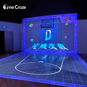 Simulador Deportivo Inmersivo de Baloncesto con Realidad Mixta, Máquina de Juego de Proyección Arcade, Proyector Interactivo de Pared y Piso para Gimnasio - Product Image 2