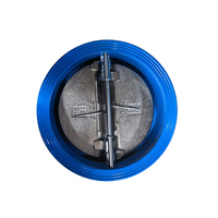 Clapet anti-retour compact à double plaque en fonte de type Wafer pour la prévention du reflux dans les conduites