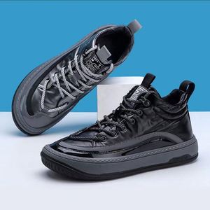 Men's Shoes Autumn and Winter Men's Shoes Sports New Down Cotton Warm Snow <b>Boots</b> Plus Down Padded Down Cloth Shoes - Product Image 6
