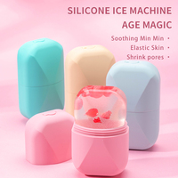 Rouleau de massage en silicone pour le visage et les yeux, outil de soin pour femmes, anti-poches sous les yeux