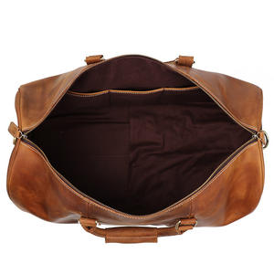 Sac bandoulière vintage en cuir véritable pour homme avec fermeture éclair, décontracté et polyvalent, imperméable et multifonctionnel - Product Image 6