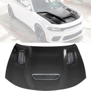 XT mise à niveau Redeye Widebody Style capot avant en aluminium pour Dodge Charger SRT Hellcat 2015 2016 2017 2018 2019 2020 2021 2022 2023 - Product Image 1