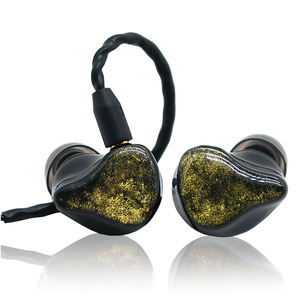 Kulak monitöründe pirol ve 1ba çift sürücü IEM müzik kulaklık PVC 4-Strands OFC ayrılabilir MMCX 3.5mm kulaklık kablosu - Product Image 4