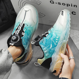 Men's All-Season Casual Sports Shoes Breathable Low-Cut Design Anti-<b>Slip</b> Non-<b>Slip</b> PVC Sole for Fitness Training Spring Autumn - Product Image 4