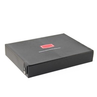 Boîte de lunettes en cuir PU, en carton, fait à la main, pour détail de bijoux et présentoir de Logo personnalisé