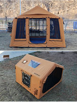 Tente pneumatique fabriquée en Chine, de luxe, imperméable, protégée contre les UV, en coton TC, pour le camping