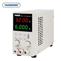 Alimentation électrique CC réglable YAOGONG DP306S 30V6A avec affichage numérique, alimentation à découpage variable pour téléphones portables, utilisation en laboratoire, CE
