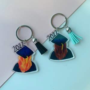พวงกุญแจอะคริลิค<span class=keywords><strong>2022</strong></span>สำหรับผู้สำเร็จการศึกษาพวงกุญแจอะนิเมะพู่ห้อยแบบอะนิ<span class=keywords><strong>เม</strong></span>ะและพลาสติก - Product Image 5
