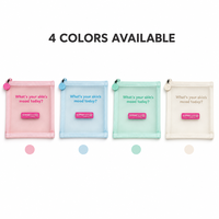 Pochette de toilette en nylon maillé pour bébé avec logo personnalisé, fermeture éclair en silicone, organiseur de pinceaux et de cosmétiques, sac de voyage