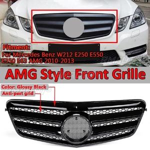 กระจังหน้ารถยนต์สไตล์ AMG สำหรับ Mercedes Benz W212 E250 E550 E350 ปี 2010-2013 ชุดแต่งตัวถังรถยนต์ - Product Image 3