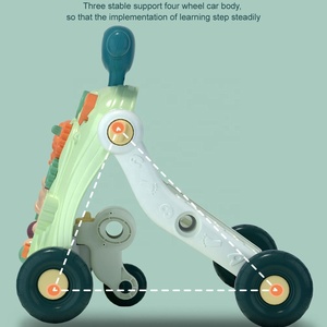 Andador Multifuncional 5 en 1 para Bebés, Carrito para Niños Pequeños con Marco Ecológico y Andador Deformable <span class=keywords><strong>de</strong></span> Alta Resistencia - Product Image 4
