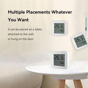 Sensor de Temperatura y Humedad Zigbee 3.0 con Pantalla OLED y Barra de Batería para Uso en Interiores, Exteriores, Garajes, Autocaravanas y Automóviles, Compatible con la Aplicación EWELINK/TUYA - Product Image 6